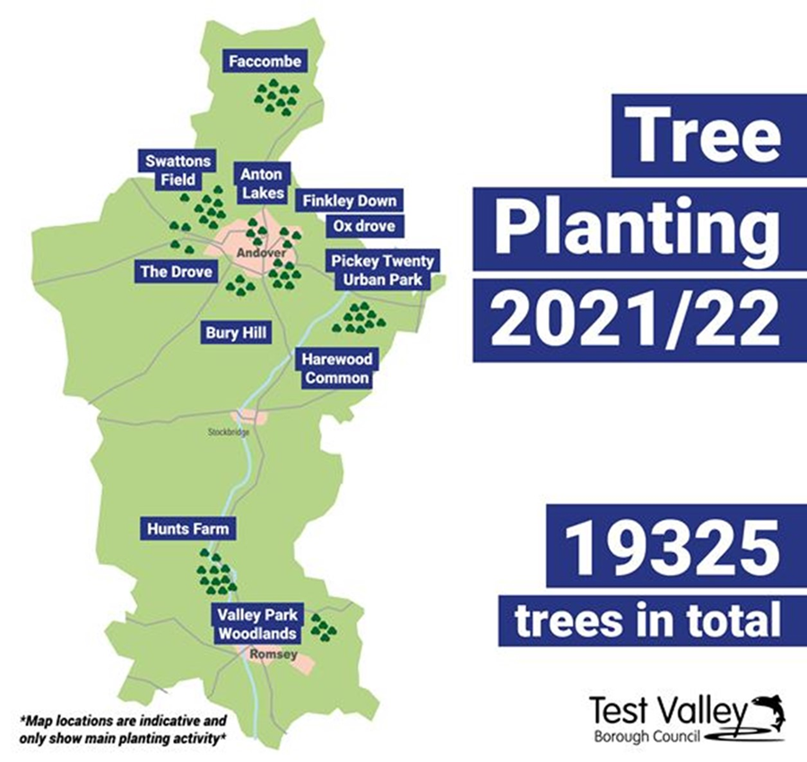 Tree planting in Test Valley